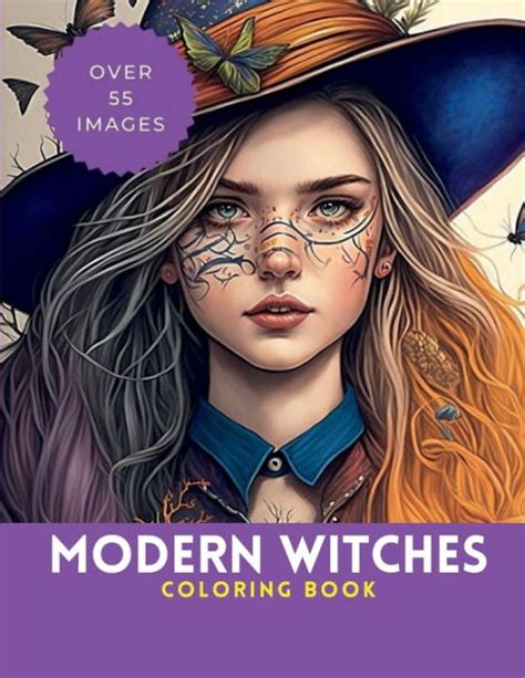 The Magic of the Night: A Witch Coloring Book for Nocturnal Souls